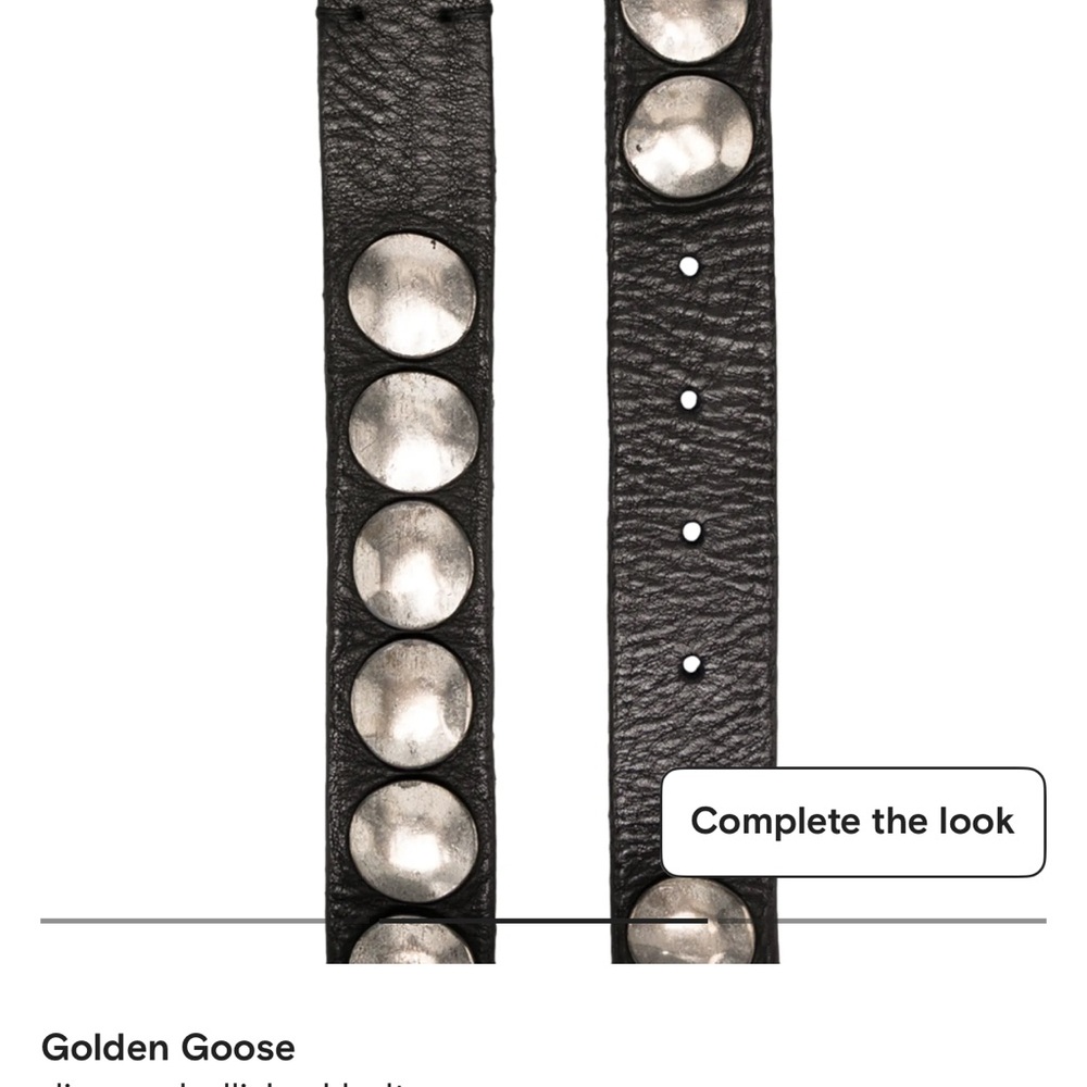 Golden Goose Studded Belt - Picture 2 of 4